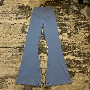 Aerie Marble Blue Flared Leggings